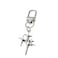 Meefisher Cute Star Moon Keychain Aesthetic Accessories Stainless Steel Key Ring Purse Handbag Backpack Bag Charms Car Holder Style5