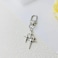 Meefisher Cute Star Moon Keychain Aesthetic Accessories Stainless Steel Key Ring Purse Handbag Backpack Bag Charms Car Holder Style5