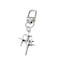 Meefisher Cute Star Moon Keychain Aesthetic Accessories Stainless Steel Key Ring Purse Handbag Backpack Bag Charms Car Holder Style5