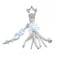 Meefisher White jellyfish Cute Charm Keychain Y2K Aesthetic Keyring Mini Kawaii Accessories for Backpack Purse Camera Car Keys for Women