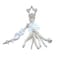 Meefisher White jellyfish Cute Charm Keychain Y2K Aesthetic Keyring Mini Kawaii Accessories for Backpack Purse Camera Car Keys for Women