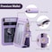 M-Plateau MPlateau Wallet Womens card Holder Leather Keychain Wallet With Zipper Coin Pocket ID Window Wrist Strap Gift Box Lavender
