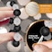 M-Plateau MPlateau Wristlet Keychain Silicone Beaded Wrist keychain with Key Ring for Women Elastic Keychain Bracelet Black Silver