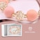 M-Plateau MPlateau Wristlet KeychainFoodGrade Silicone Beaded Keychain Wristlet Handmade Elastic Key Ring Bracelet for WomenPink Gold