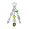 Nalefow Beautiful Keychain Charms Bag Charms Cute Cherry Strawberry Flower Key Chains Accessories Decor for Keys Bags Purses Gift Green Strawberry