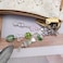 Nalefow Beautiful Keychain Charms Bag Charms Cute Cherry Strawberry Flower Key Chains Accessories Decor for Keys Bags Purses Gift Green Strawberry