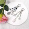 Nalefow Cute Pink KeychainFuzzy Cat Keychain Aesthetic Y2K KeychainStylish KeychainsAccessories Gray White Rabbit