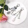 Nalefow Cute Pink KeychainFuzzy Cat Keychain Aesthetic Y2K KeychainStylish KeychainsAccessories Gray White Rabbit