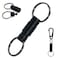 NCEDFYLER JY Quick Release Keychain Clip Small Carabiner Clip Pull Apart Detachable Key Ring Car Key Chain Hooks Keyring Men Women 1 Black