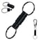 NCEDFYLER JY Quick Release Keychain Clip Small Carabiner Clip Pull Apart Detachable Key Ring Car Key Chain Hooks Keyring Men Women 1 Black