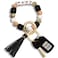 NVENF Silicone Wristlet Keychain Bracelet for Women Portable House Car Keys Ring Holder MAMA