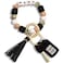 NVENF Silicone Wristlet Keychain Bracelet for Women Portable House Car Keys Ring Holder MAMA