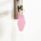 Nwsrayu 10pcs Blank Hotel Keychains Bulk Vintage Motel Keychain Vinyl Keychains Gold Ring Translucent Pink