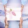 Nwsrayu 10pcs Blank Hotel Keychains Bulk Vintage Motel Keychain Vinyl Keychains Gold Ring Translucent Pink