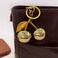 nylry Cherry Keychain Bag Charm Cute Nostalgic Y2K Kawaii Accessory Bronze Gold