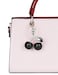 OVRUNS Cherry Bag Charm Cute Cherry Accessories Sparkling Purse Keychian Charms for Women