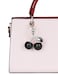 OVRUNS Cherry Bag Charm Cute Cherry Accessories Sparkling Purse Keychian Charms for Women