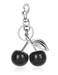 OVRUNS Cherry Bag Charm Cute Cherry Accessories Sparkling Purse Keychian Charms for Women
