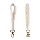 Poagoep 2 Pcs Macrame Keychain Boho Handmade Wristlet Keychain Wrist Lanyard Key Chain for Women2
