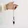 Poagoep 2 Pcs Macrame Keychain Boho Handmade Wristlet Keychain Wrist Lanyard Key Chain for Women2