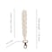 Poagoep Boho Macrame Keychain Bracelet Handmade Wristlet Keyring Holder Wrist Lanyard for Women Girls4