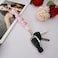 Poagoep Macrame Keychain Handmade Wristlet Keychain Wrist Lanyard for Keys Cute flower keychain Key Chain for Women14