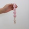 Poagoep Macrame Keychain Handmade Wristlet Keychain Wrist Lanyard for Keys Cute flower keychain Key Chain for Women14