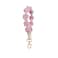 Poagoep Macrame Keychain Handmade Wristlet Keychain Wrist Lanyard for Keys Cute flower keychain Key Chain for Women14