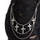 Girinme Punk Wallet Chain Gothic Cross Waist Belt Chain Layered Jeans Accessory Hip Hop Rock Pants Chain for Men Women