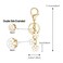 SELOVO Cute Keychain Key Chain for Women Flower Lovely Key Chain Initial Keychain Girls Letter K