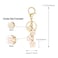 SELOVO Key Chain for Women Cute Keychain Initial K