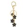 SELOVO Women Girls Black Enamel Initial Letter M Keyring Cute Keychain
