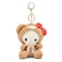 Sicpfuj Cute Plush Keychain for Women Girls 5 Lovely Keychain Decorative Accessories Purse Bag Backpack Charm