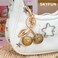 SKYFUN Cherry Keychain for Women Glitter Cherry Bag Charm Key Chain for Purse Wallet Handbag Backpack Jewelry Accessories Gift for Birthday Christmas Gold