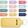SmoothNovelty 12 Pieces Lip Balm Gloss Holder Keychain Lipstick Keychain Holder Sleeve Pouch Colorful Cute Bag Accessories Gift Women