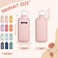 SmoothNovelty 12 Pieces Lip Balm Gloss Holder Keychain Lipstick Keychain Holder Sleeve Pouch Colorful Cute Bag Accessories Gift Women