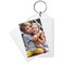 Snapins Acrylic 175 x 275 Clear Photo Keychains Pack of 25