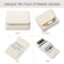 Sunpour Keychain Wallet RFID Wristlet Wallets for WomenSmall Wallets Woman Key Chain Wallet with Coin Pocket and Id Window Beige