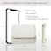 Sunpour Keychain Wallet RFID Wristlet Wallets for WomenSmall Wallets Woman Key Chain Wallet with Coin Pocket and Id Window Beige