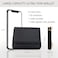 Sunpour Keychain Wallet RFID Wristlet Wallets for WomenSmall Wallets Woman Key Chain Wallet with Coin Pocket and Id Window Black