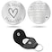 Sureio Pocket Hug Token Gifts for Men Boyfriend Girlfriend Inspirational Gift for Son Daughter Brother with Leather KeychainGift for Son