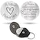 Sureio Pocket Hug Token Gifts for Men Boyfriend Girlfriend Inspirational Gift for Son Daughter Brother with Leather KeychainNever Underestimate