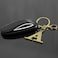 Suweibuke Stainless Steel Gold Letter AZ Keychain for Women Men Initial Letter Pendant with Key Ring Charms for Key Backpack Bag GoldA