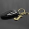 Suweibuke Stainless Steel Gold Letter AZ Keychain for Women Men Initial Letter Pendant with Key Ring Charms for Key Backpack Bag GoldJ