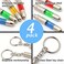 SWEETHOMEDECO 4 Packs Car Static Human Body Static Eliminator Discharger Silver Tone High Voltage AntiStatic Keychain ESD Tool Sets Charger 1811