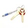SWEETHOMEDECO 4 Packs Car Static Human Body Static Eliminator Discharger Silver Tone High Voltage AntiStatic Keychain ESD Tool Sets Charger 1811