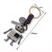TiSuit Funny Robot KeyChains Leather KeyRings Pendant for Car Keychains purse handbag backpack Gift Fun Robot