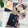 TSNSOEEO Wristlet Keychain Bracelet Wallet Key Ring Silicone Bead Bangle Tassel Card Pocket Key Chains for Woman