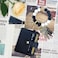 TSNSOEEO Wristlet Keychain Bracelet Wallet Key Ring Silicone Bead Bangle Tassel Card Pocket Key Chains for Woman