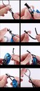 Uainhrt Creative Car Key Chain Rotatable Car Key Holder Key Fob Key Ring Clip for Men and Women